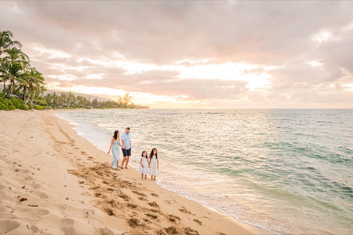 Family photo session in North Shore